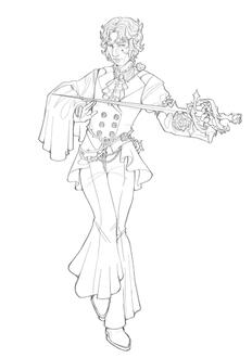 etapa da lineart em corpo inteiro p/ OwPsypato