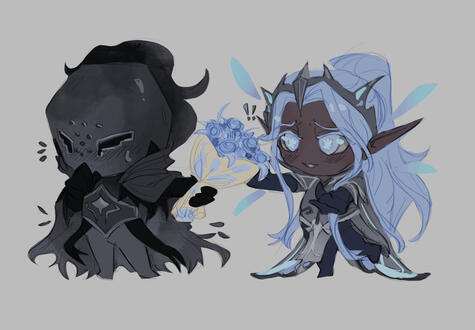 elder fairie x silent salt fanart