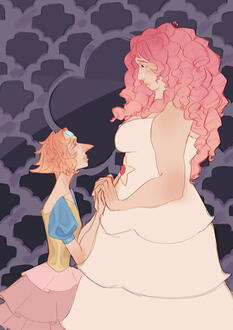 pearl & rose (fanart)