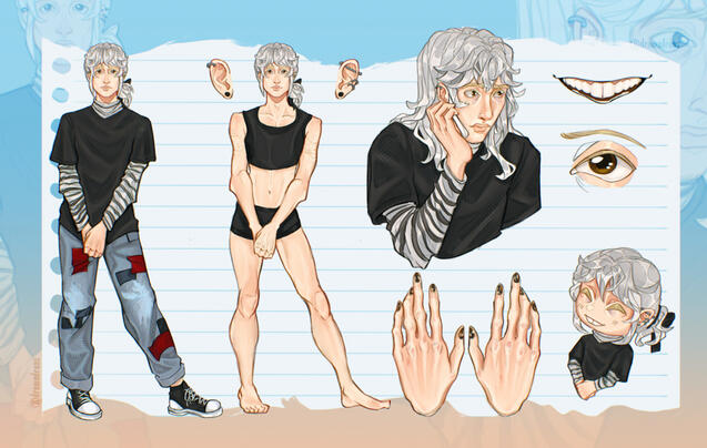 ref sheet p/ leo.stone