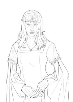 etapa da lineart em meio corpo p/ caseofyvu