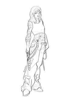 etapa da lineart em corpo inteiro p/ fraaasco
